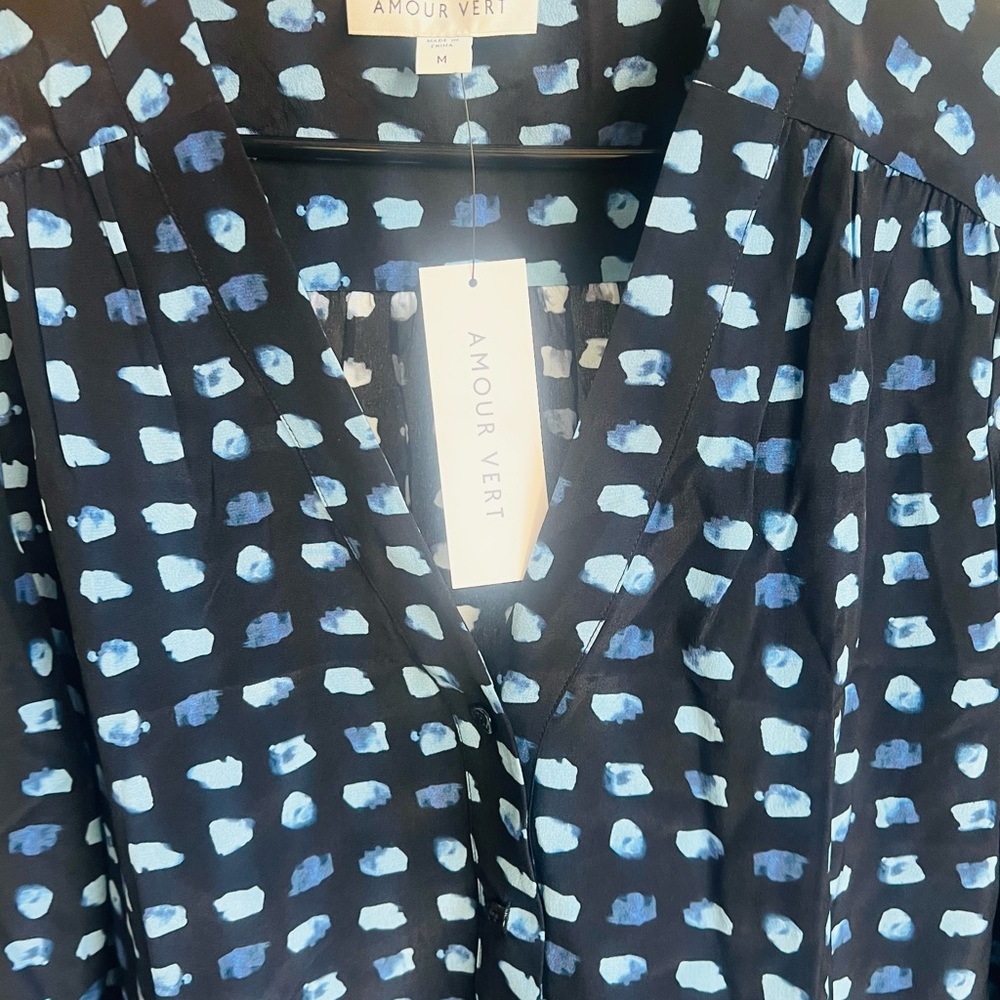 Amour Vert Silk Blouse